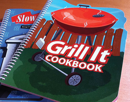 Grilling Cook Book Illustration