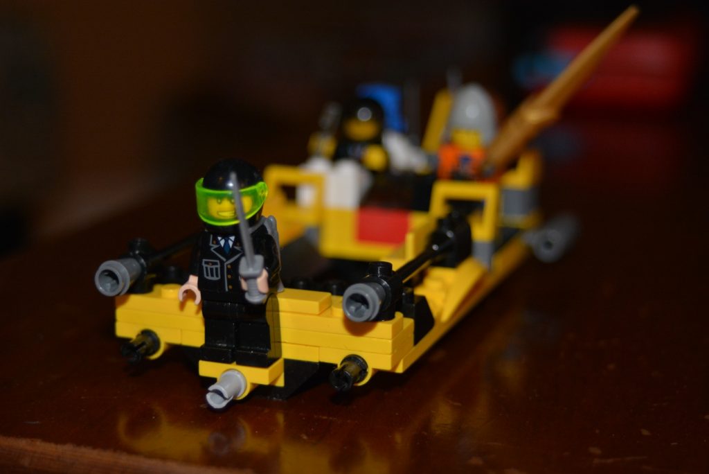 Trying out the camera before leaving. What better subject than a lego creation. Onward!