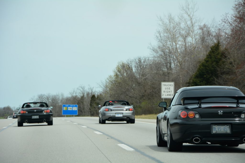 Heading home with a some other Ontario S2000's