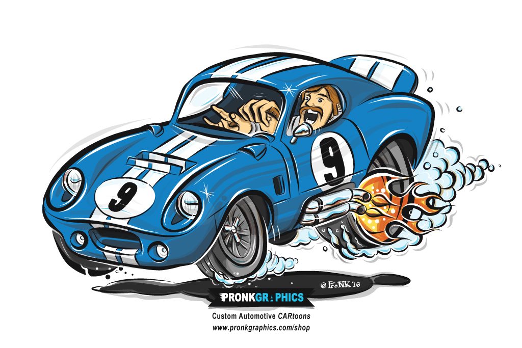 Shelby Daytona Coupe - Artwork © Timothy Pronk - www.pronkgraphics.com