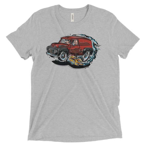 1948 Ford F1 Panel Truck hot rod cartoon t-shirt