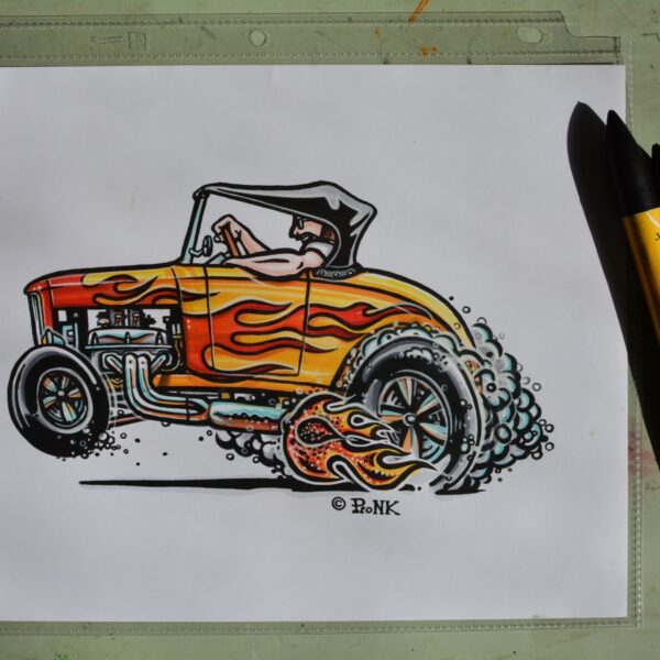 Hot Rod art for sale by Pronk Graphics