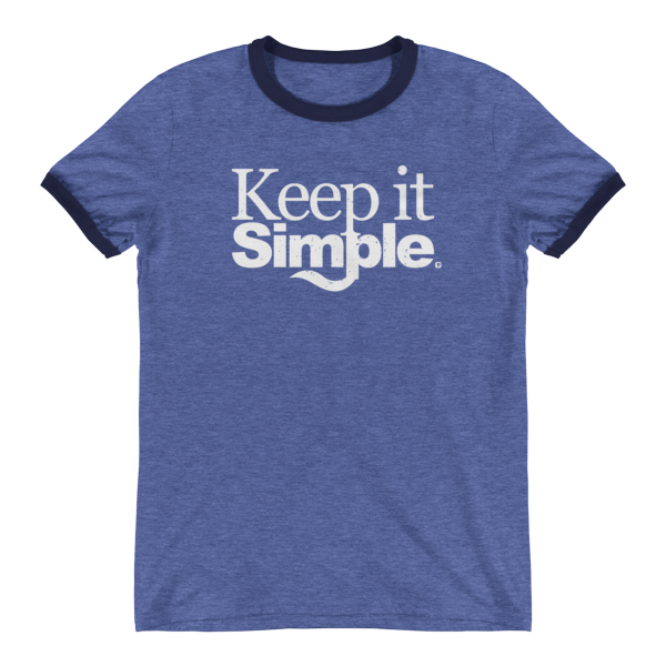 Keep It Simple Blue T-Shirt