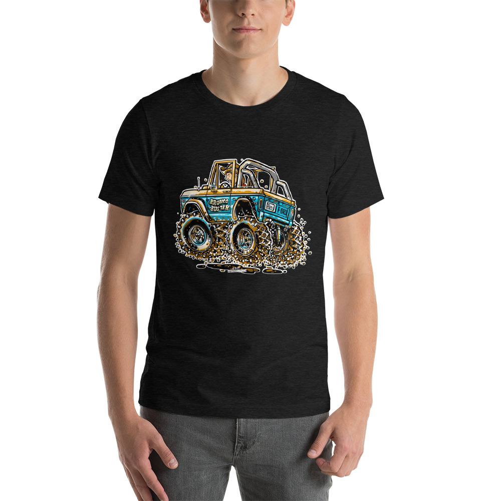 Classic Ford Bronco t-shirt - Hotrod Cartoon Tees