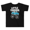 Little Trucker Blue Monster Truck Toddler T-Shirt