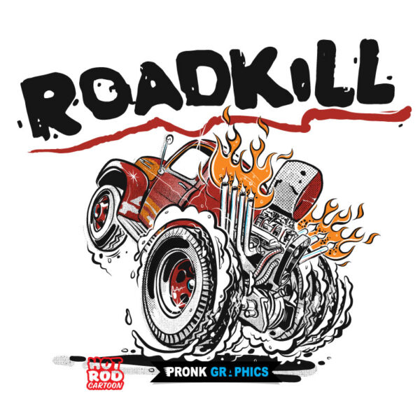 Stubby Bob Roadkill Hot Rod Cartoon