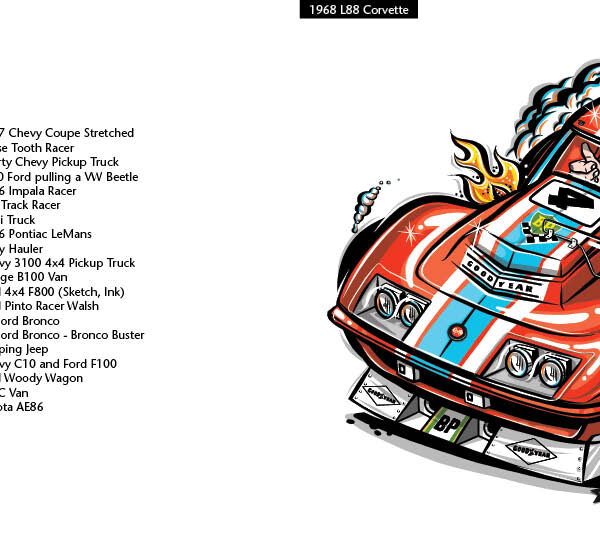 Hot Rod Cartoons Art Book 1