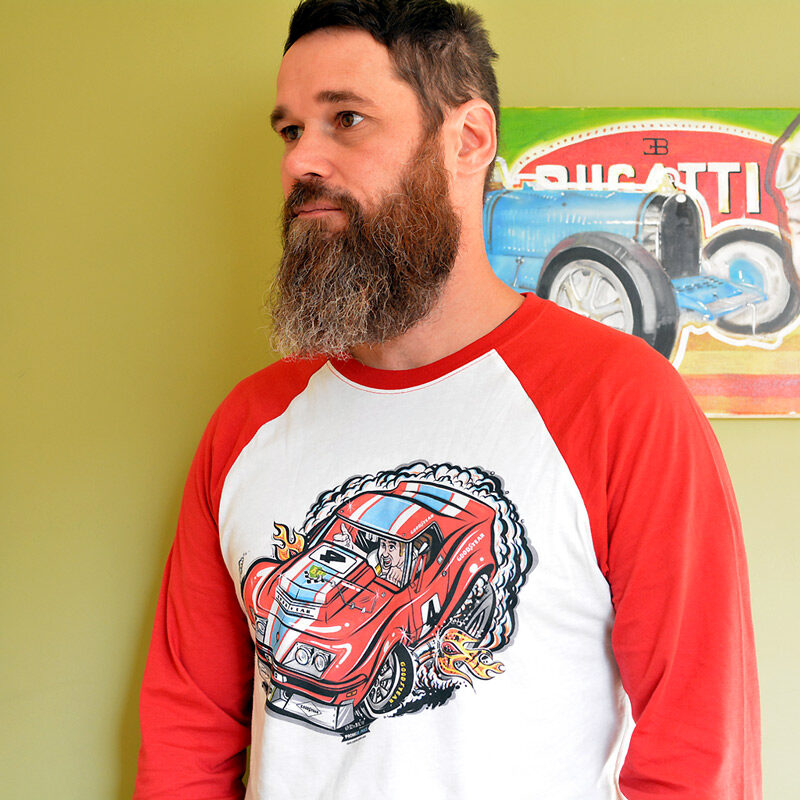 1968 Corvette L88 Cartoon Long Sleeve Jersey